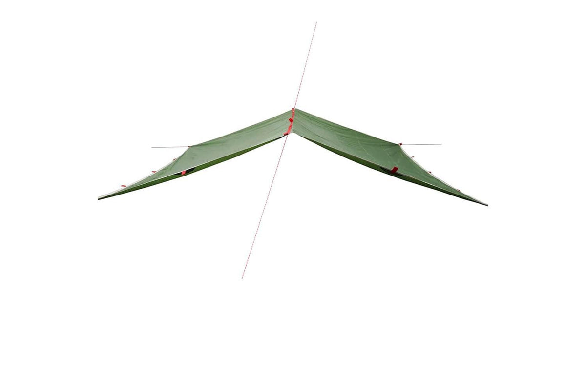 Vidaxl Camping Tarp Green 400x294 Cm Waterproof-5
