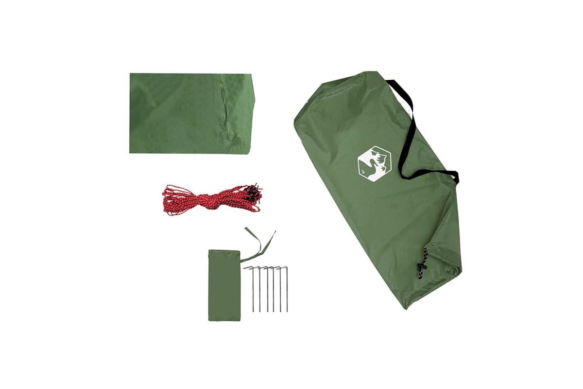 Vidaxl Camping Tarp Green 400x294 Cm Waterproof-8