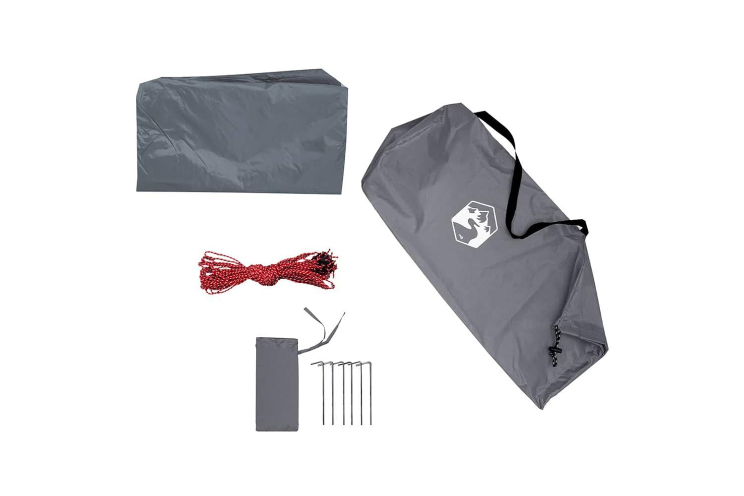 Vidaxl Camping Tarp Grey And Orange 420x440 Cm Waterproof-7