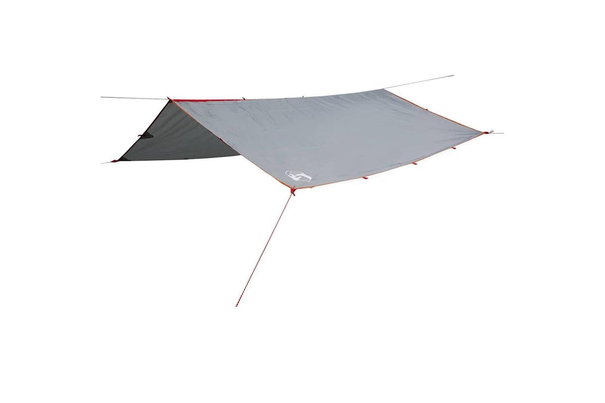 Vidaxl Camping Tarp Grey And Orange 400x294 Cm Waterproof-2