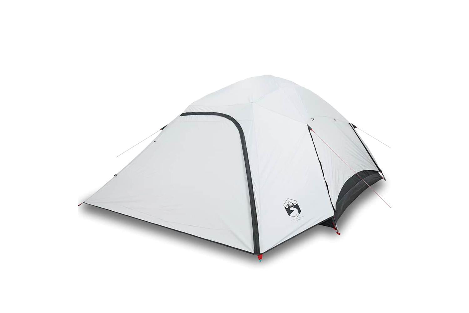 Vidaxl Family Tent Dome 6-person White Blackout Fabric Waterproof-2