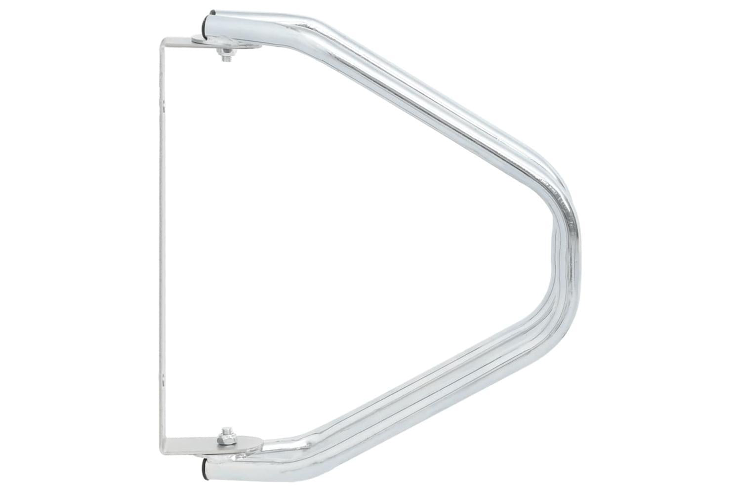 Vidaxl Bicycle Stand Wall Mounted 2 Pcs Galvanised Steel-4