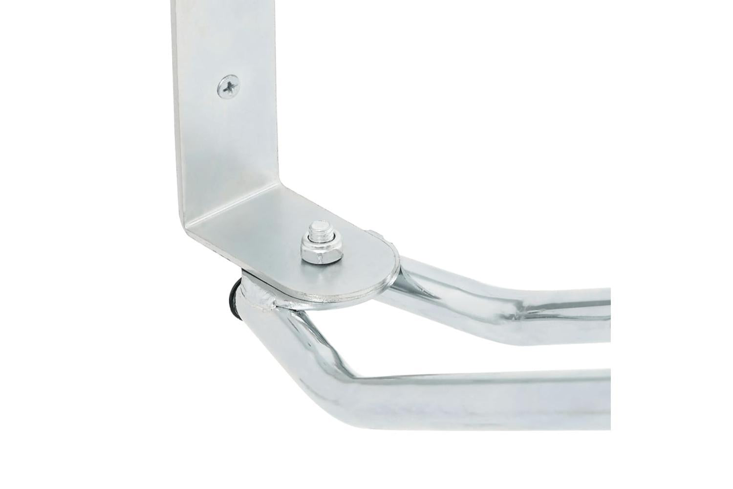 Vidaxl Bicycle Stand Wall Mounted 2 Pcs Galvanised Steel-5