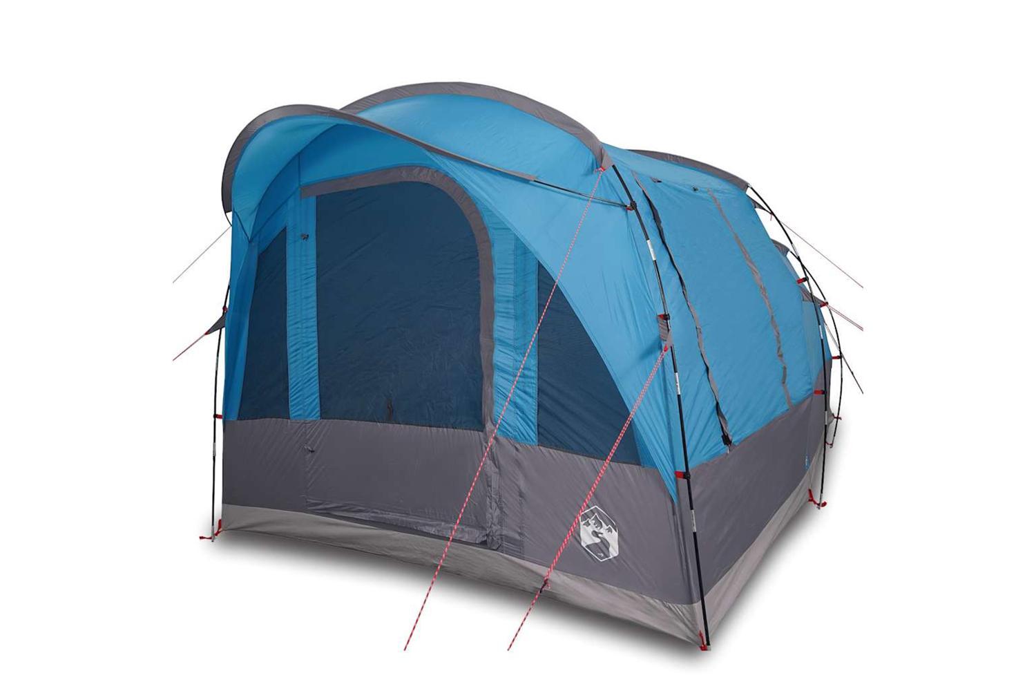 Vidaxl Camping Tent Tunnel 3-person Blue Waterproof-4