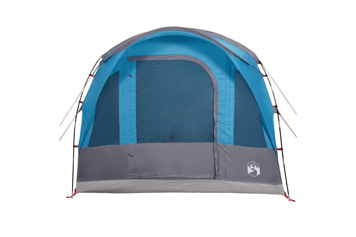 Vidaxl Camping Tent Tunnel 3-person Blue Waterproof-6