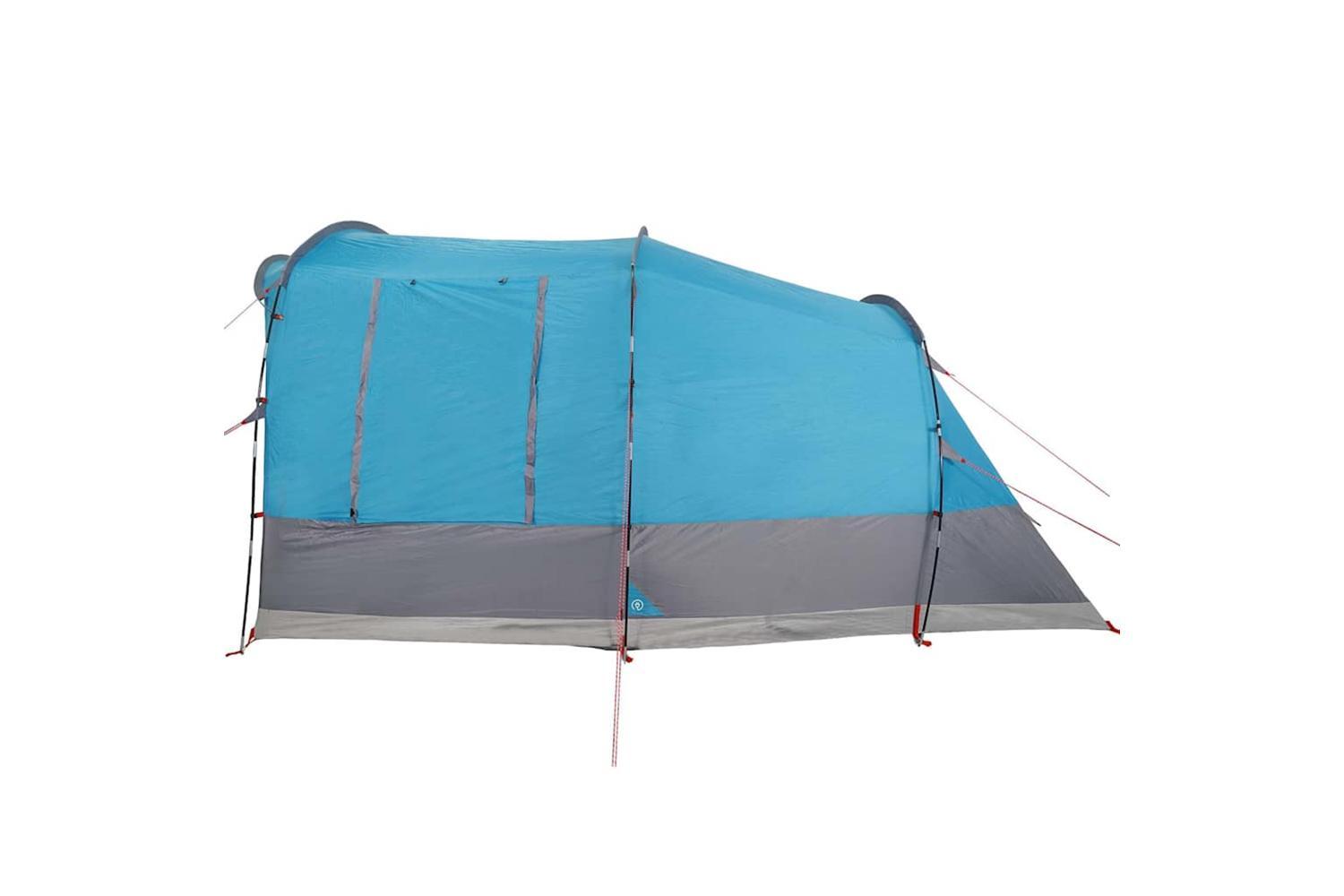 Vidaxl Camping Tent Tunnel 3-person Blue Waterproof-7