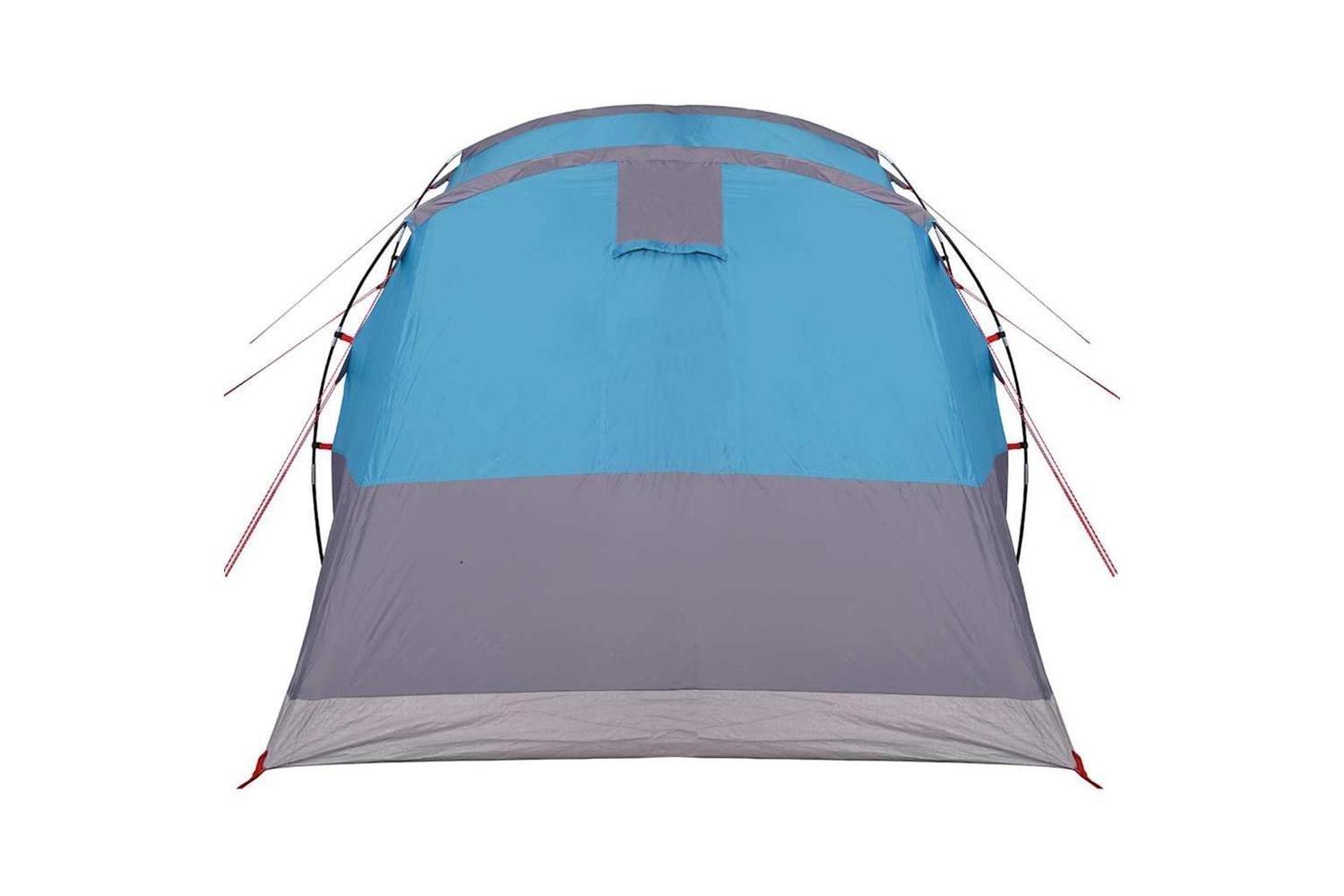 Vidaxl Camping Tent Tunnel 3-person Blue Waterproof-8