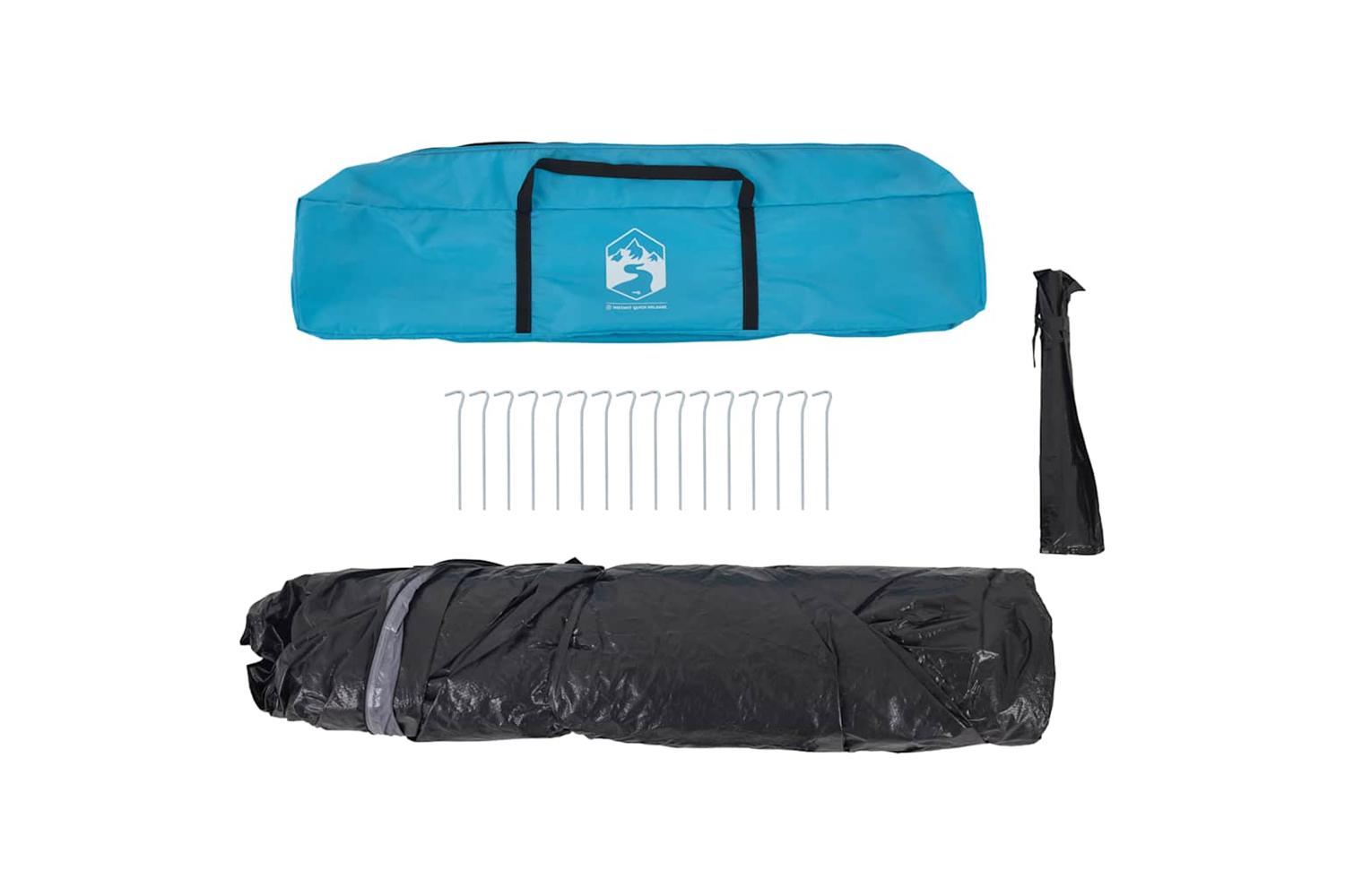 Vidaxl Family Tent Cabin 7-person Blue Quick Release-10