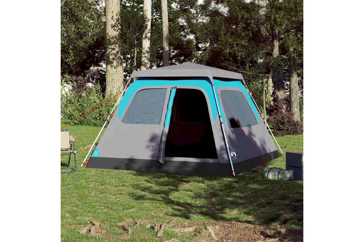 Vidaxl Family Tent Dome 6-person Blue Quick Release-3