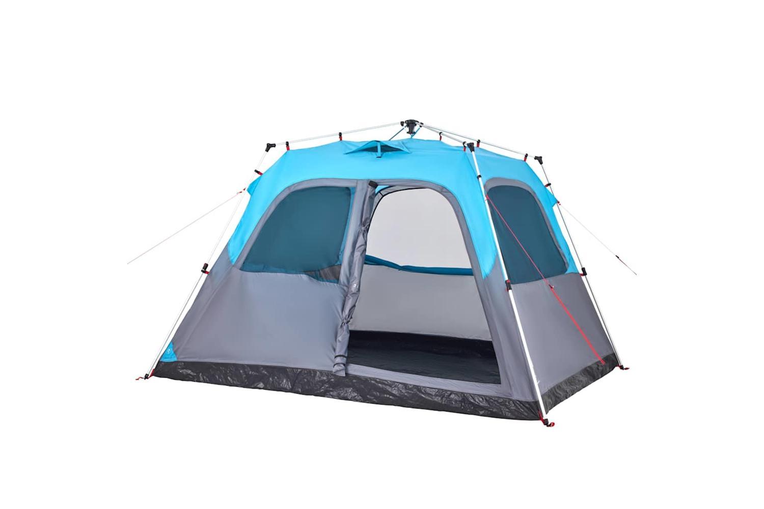 Vidaxl Family Tent Dome 6-person Blue Quick Release-5