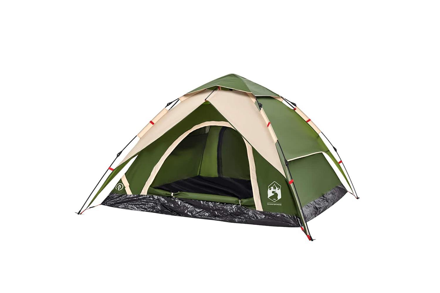 Vidaxl Camping Tent Dome 5-person Green Quick Release-4