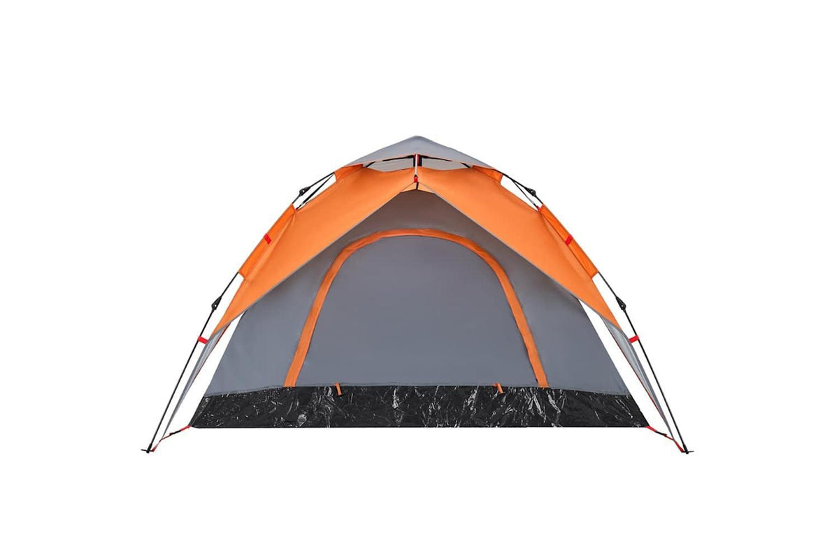 Vidaxl Camping Tent Dome 5-person Grey And Orange Quick Release-7