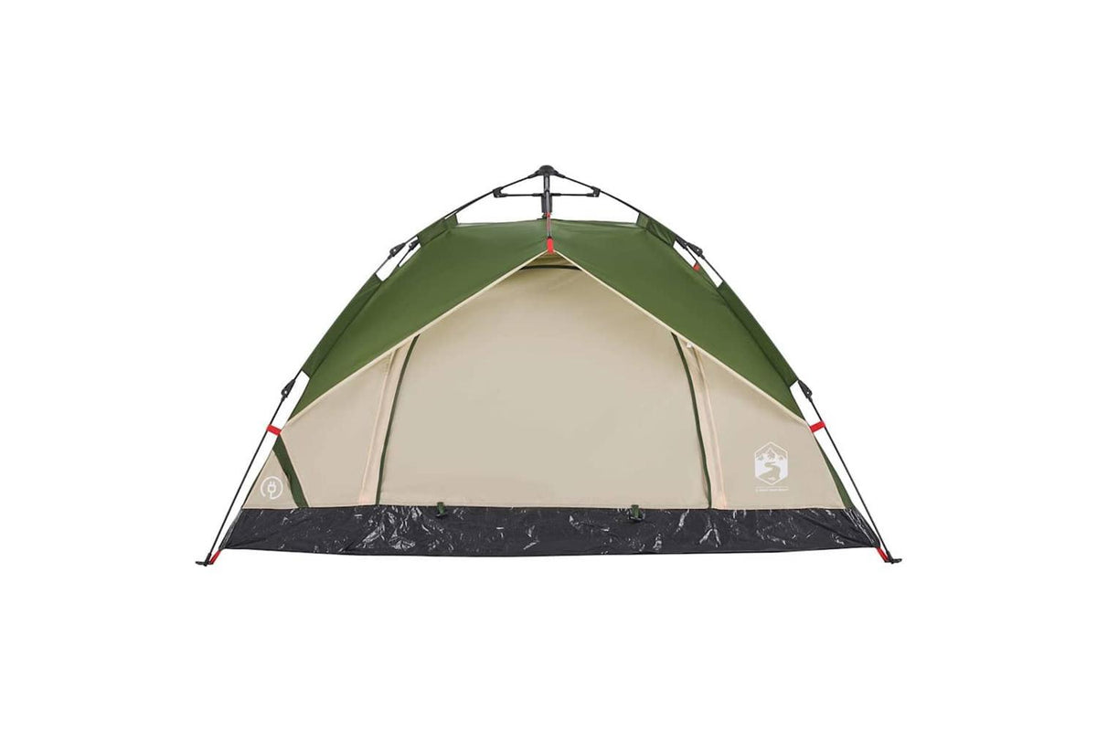 Vidaxl Camping Tent Dome 3-person Green Quick Release-5