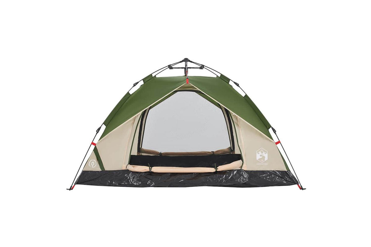 Vidaxl Camping Tent Dome 3-person Green Quick Release-6