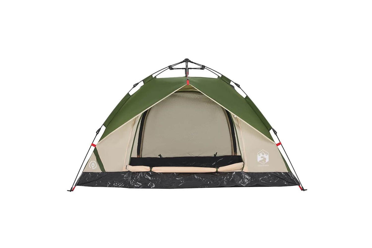 Vidaxl Camping Tent Dome 3-person Green Quick Release-7