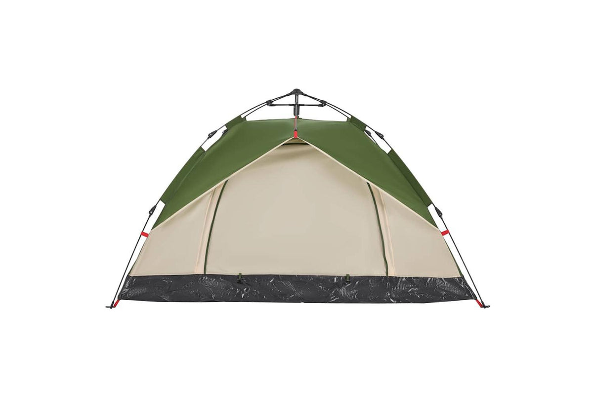 Vidaxl Camping Tent Dome 3-person Green Quick Release-8