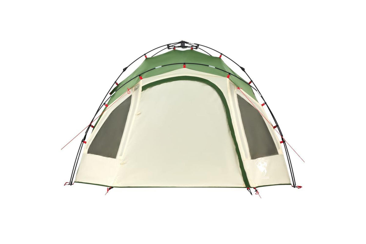 Vidaxl Camping Tent Dome 3-person Green Quick Release-5