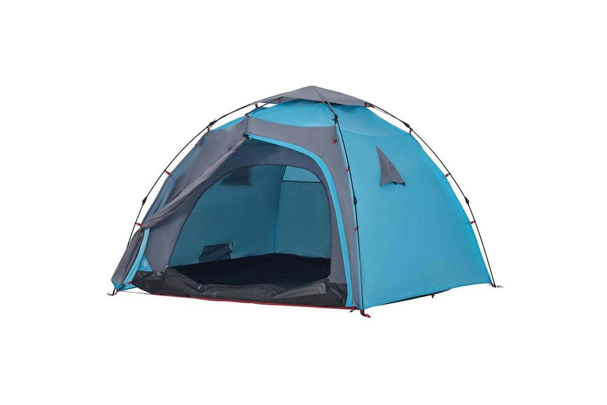 Vidaxl Camping Tent Dome 4-person Blue Quick Release-4