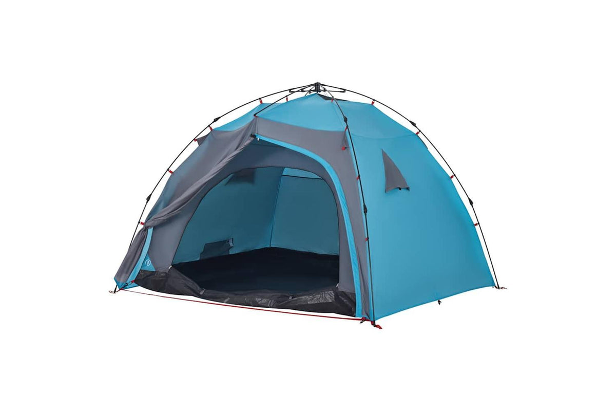Vidaxl Camping Tent Dome 4-person Blue Quick Release-5