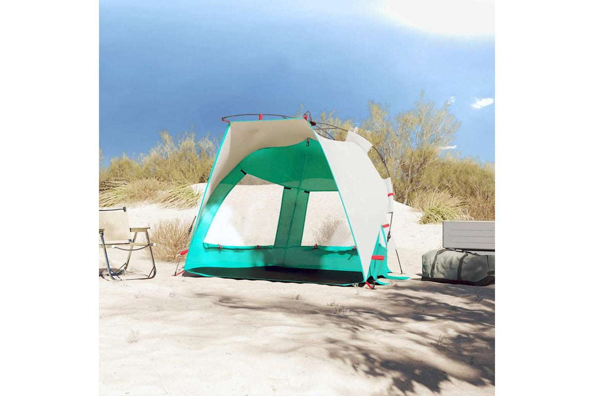 Vidaxl Beach Tent 2-person Sea Green Quick Release Waterproof-3