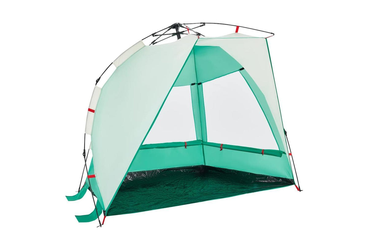 Vidaxl Beach Tent 2-person Sea Green Quick Release Waterproof-4