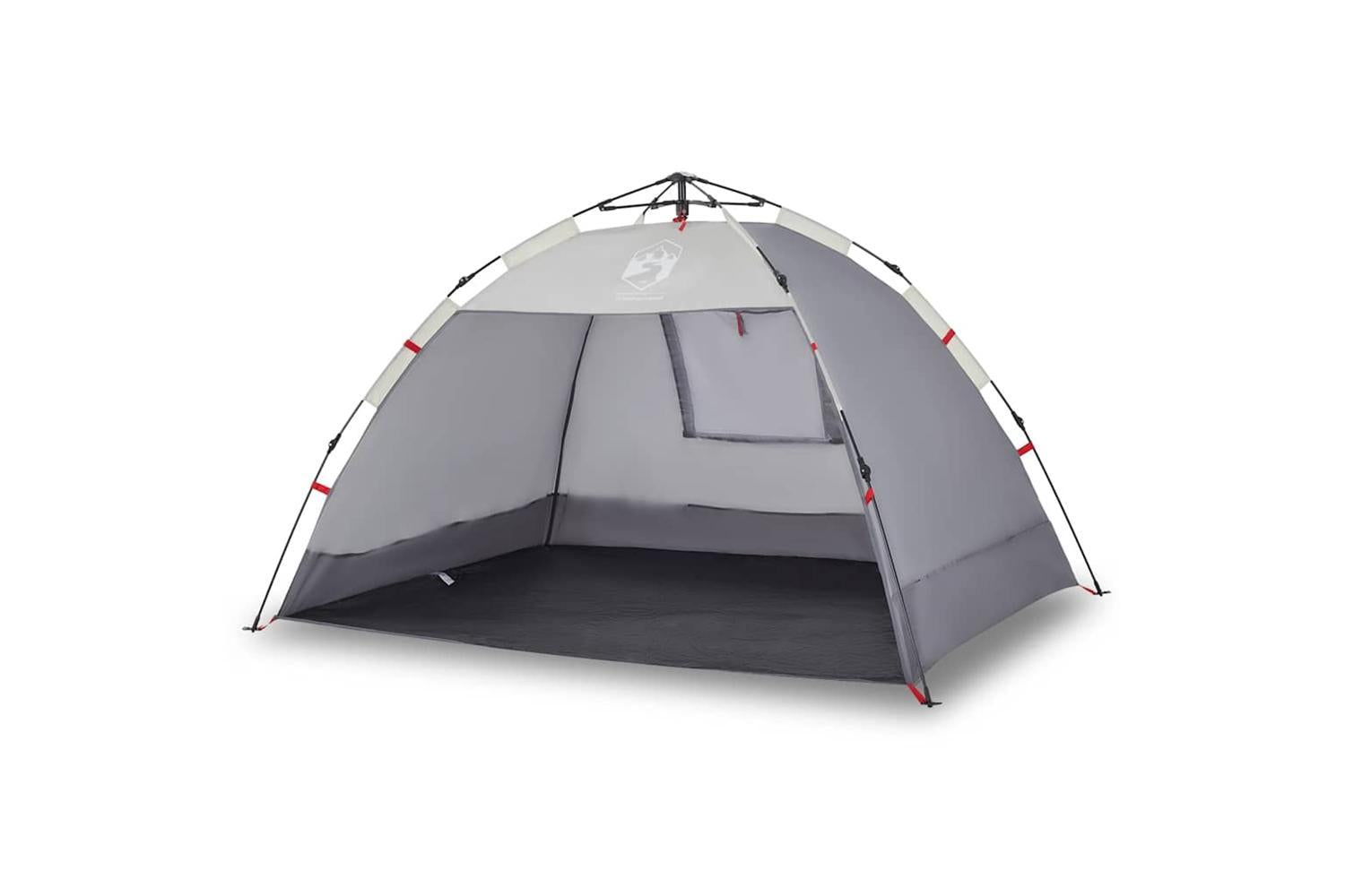 Vidaxl Beach Tent 2-person Grey Quick Release Waterproof-2