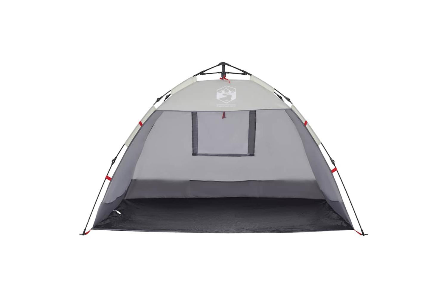 Vidaxl Beach Tent 2-person Grey Quick Release Waterproof-5