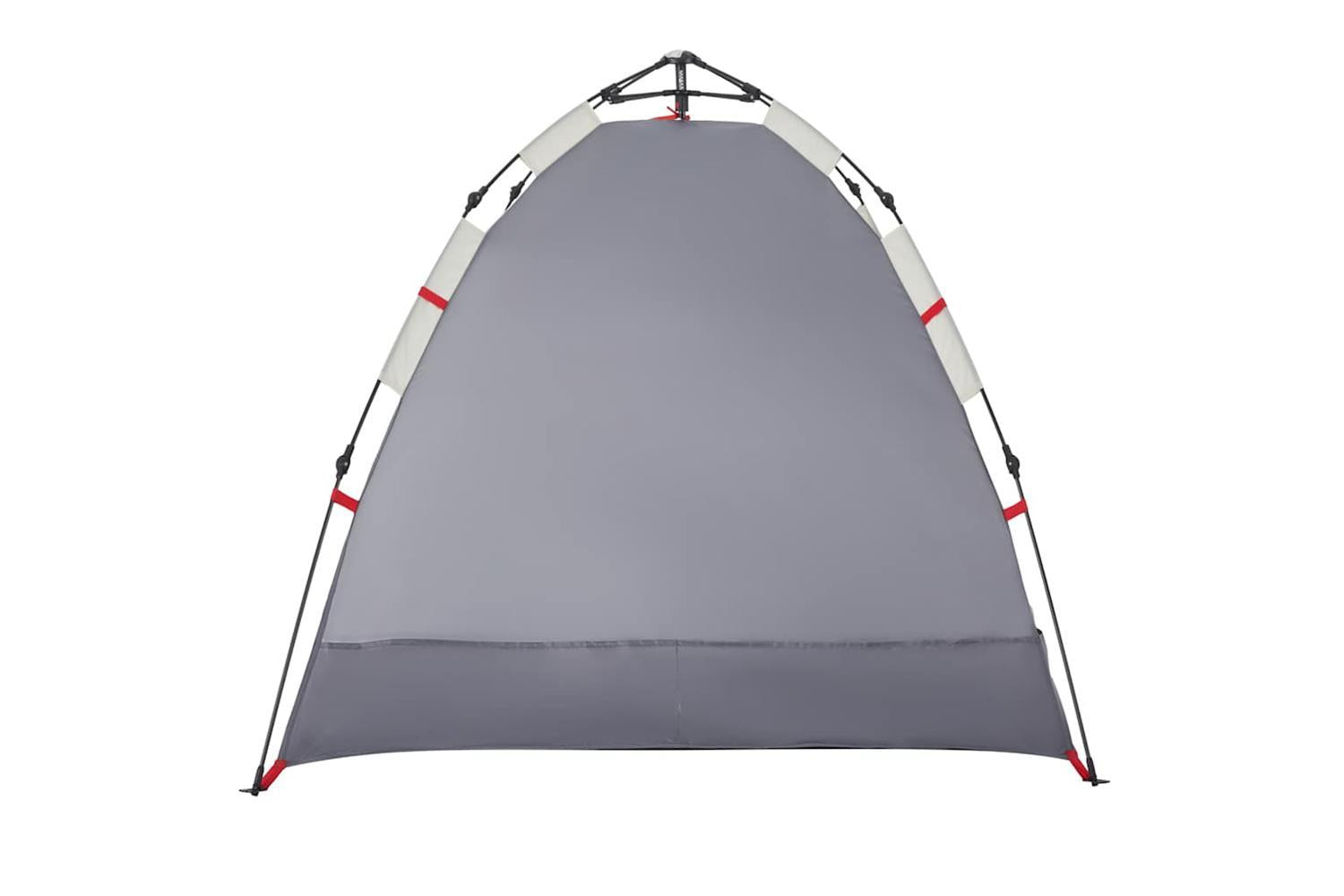 Vidaxl Beach Tent 2-person Grey Quick Release Waterproof-7