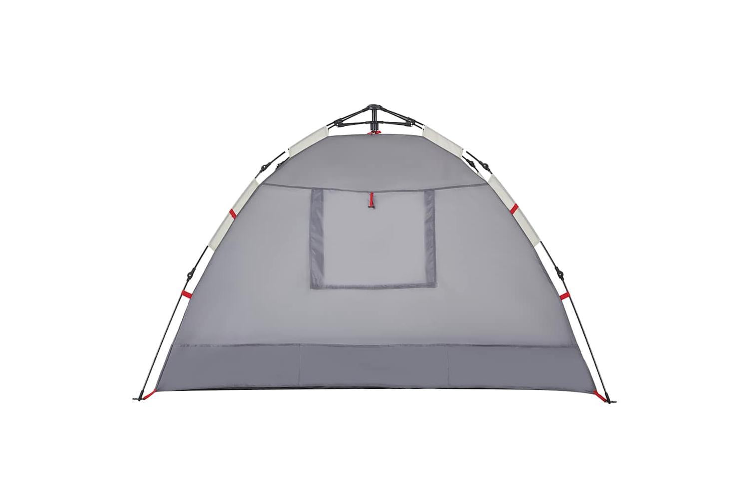 Vidaxl Beach Tent 2-person Grey Quick Release Waterproof-8
