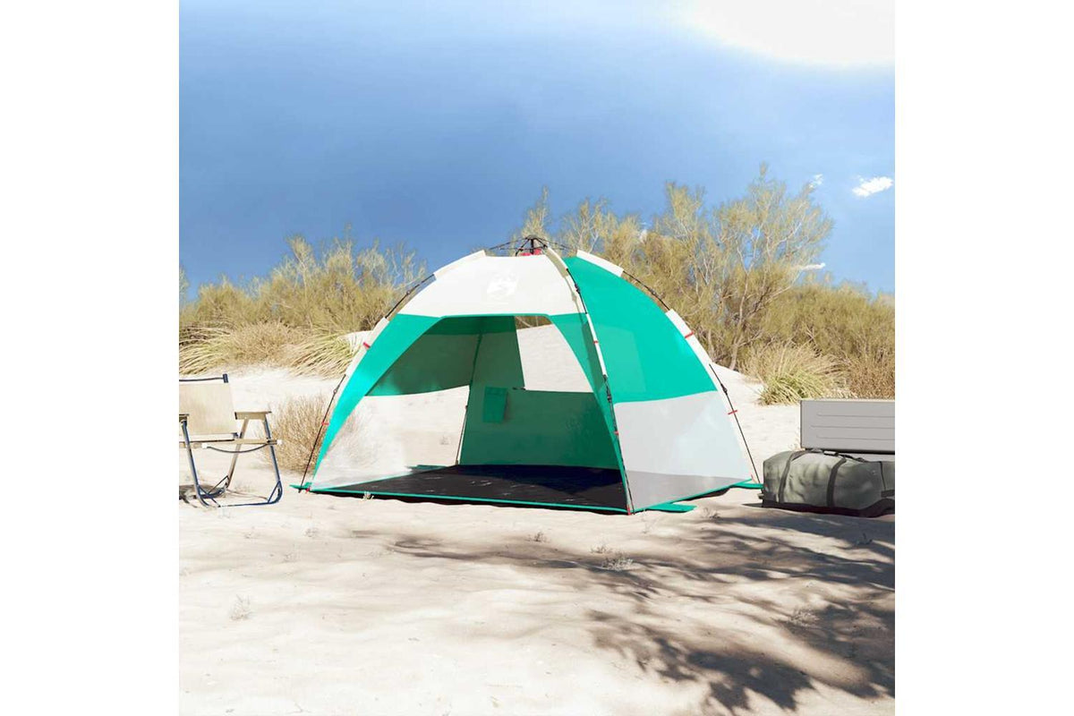 Vidaxl Beach Tent 2-person Sea Green Quick Release Waterproof-3