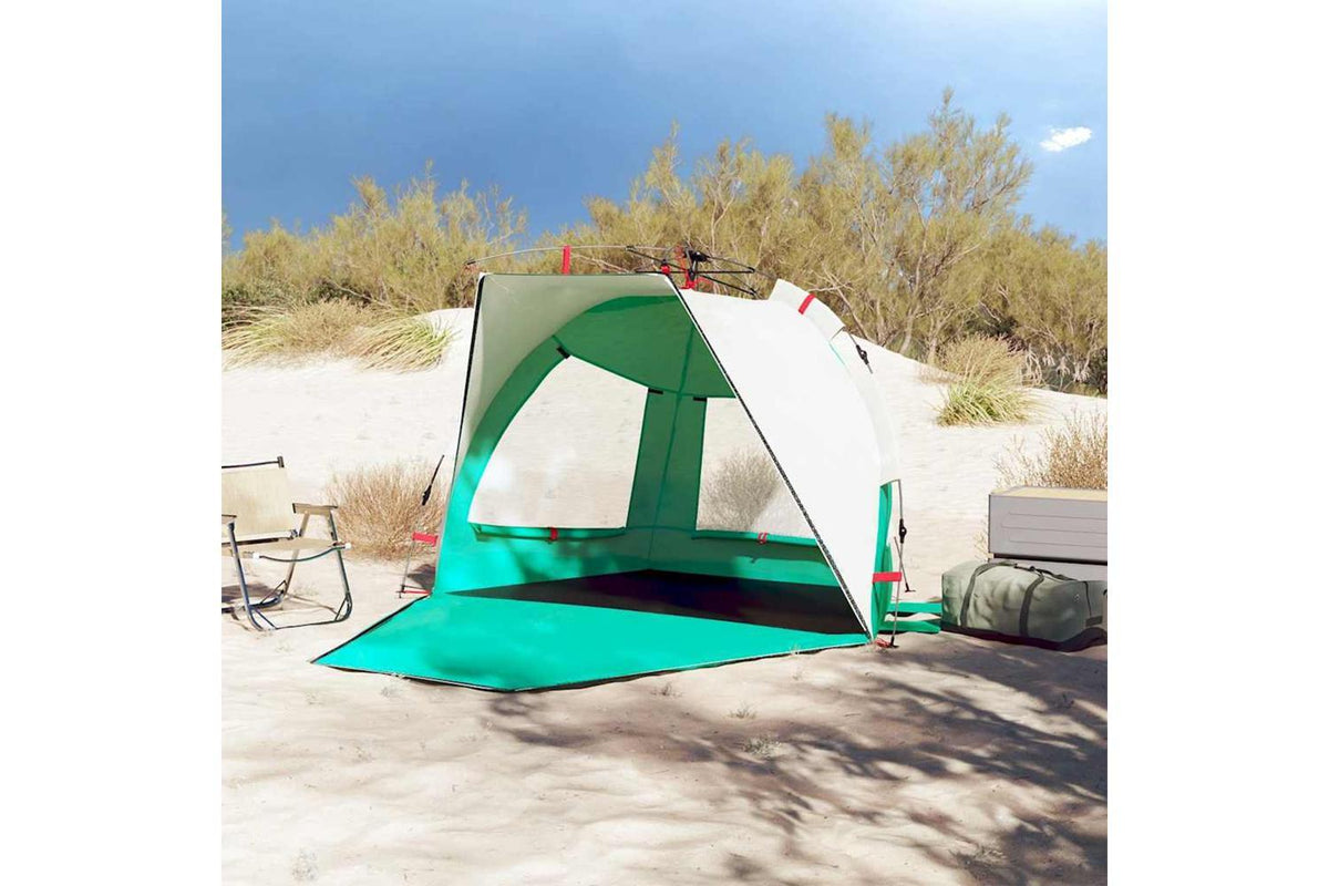 Vidaxl Beach Tent 2-person Sea Green Quick Release Waterproof-3