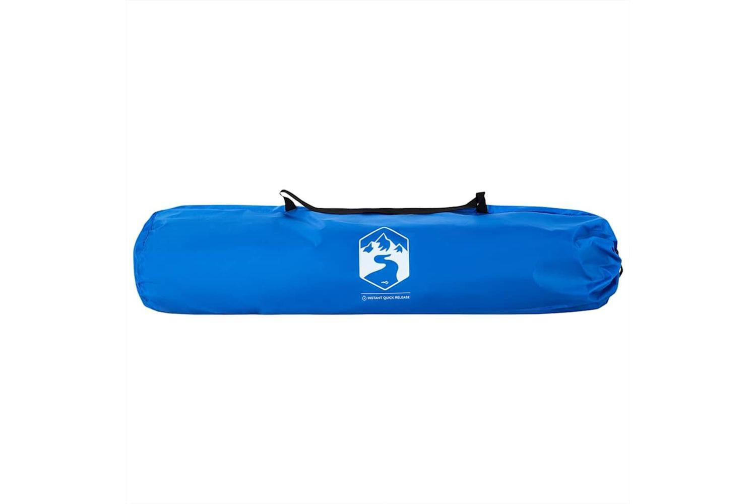 Vidaxl Beach Tent 3-person Azure Blue Quick Release Waterproof-9