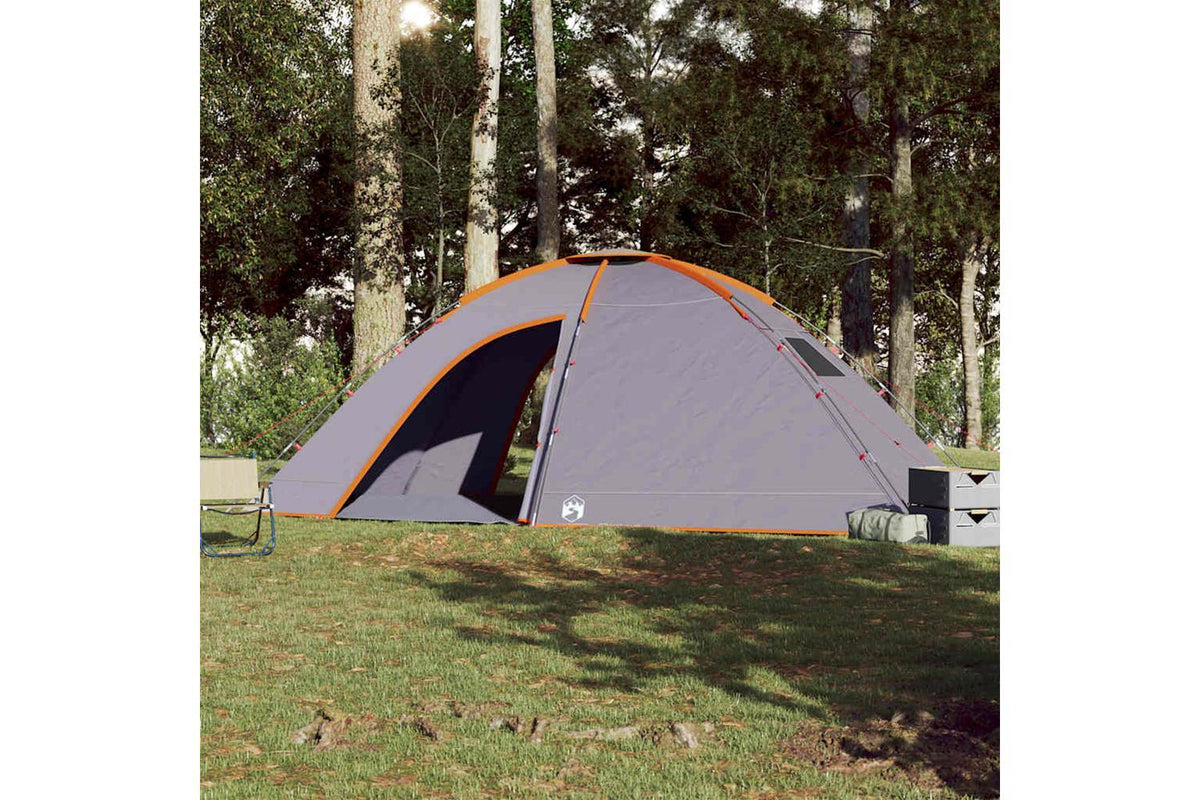 Vidaxl Camping Tent 8-person Orange Waterproof-3