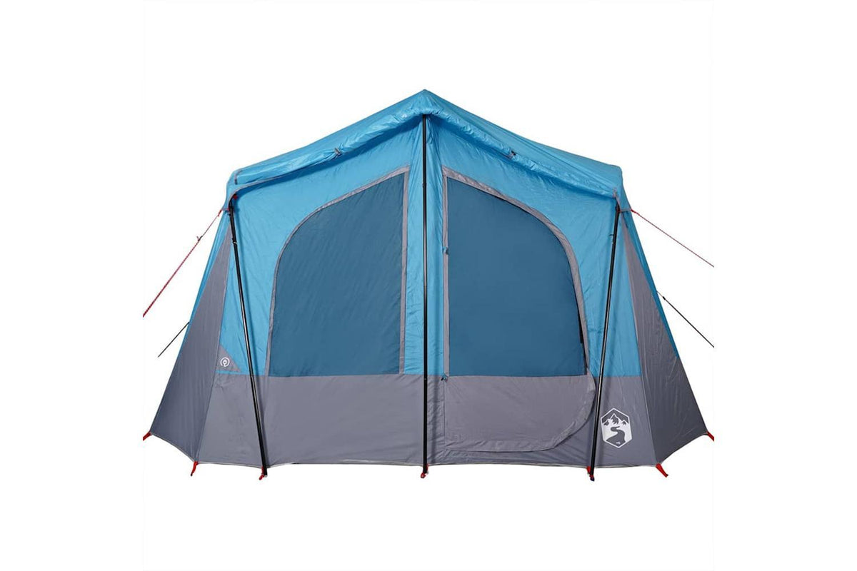 Vidaxl Camping Tent Cabin 5-person Blue Waterproof-7
