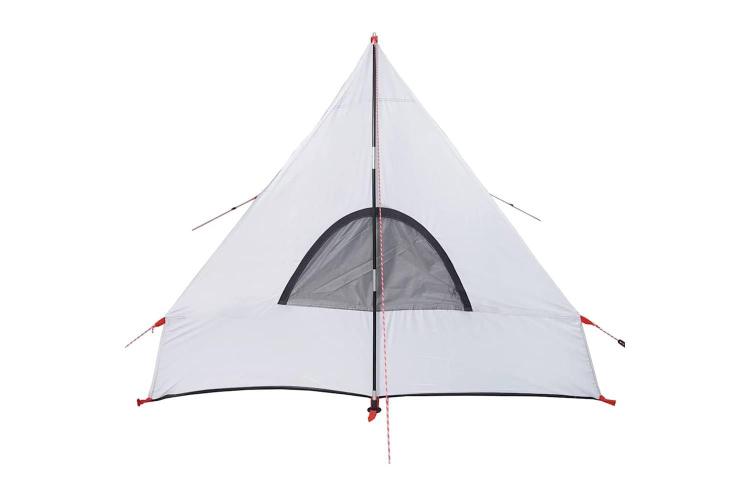 Vidaxl Camping Tent A-frame 2-person White Blackout Fabric Waterproof-10
