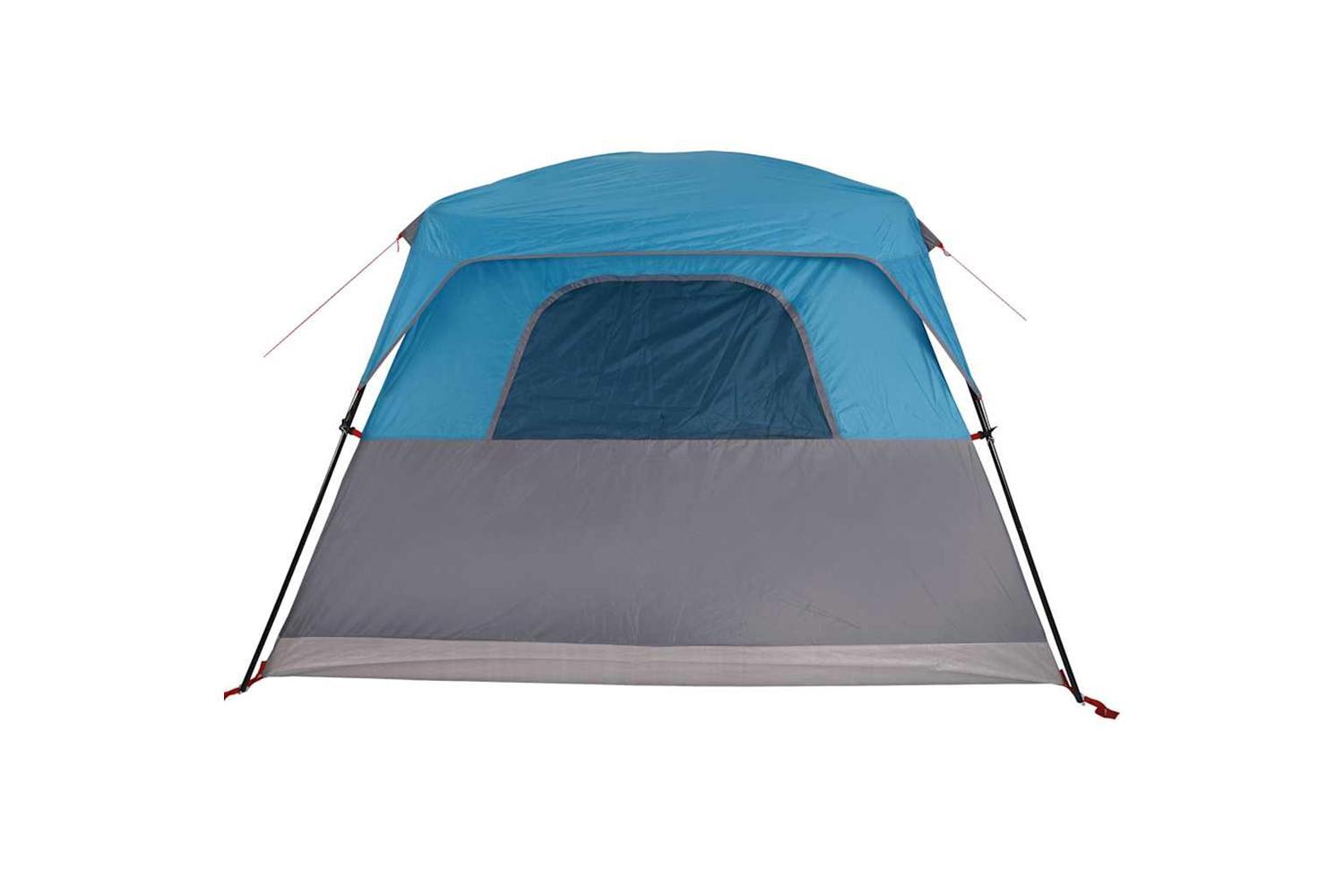 Vidaxl Family Tent Cabin 6-person Blue Waterproof-8