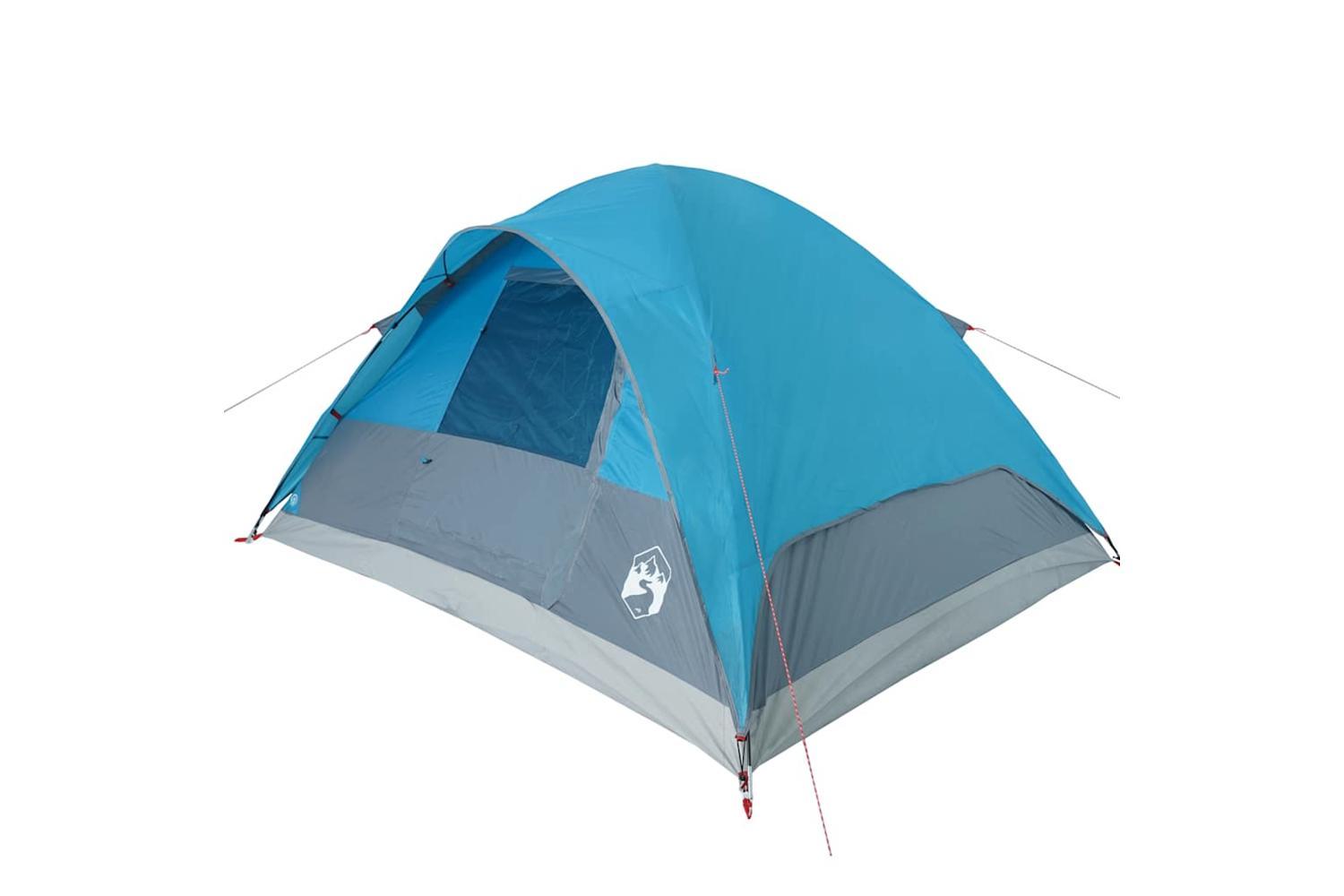Vidaxl Family Tent Dome 6-person Blue Waterproof-4