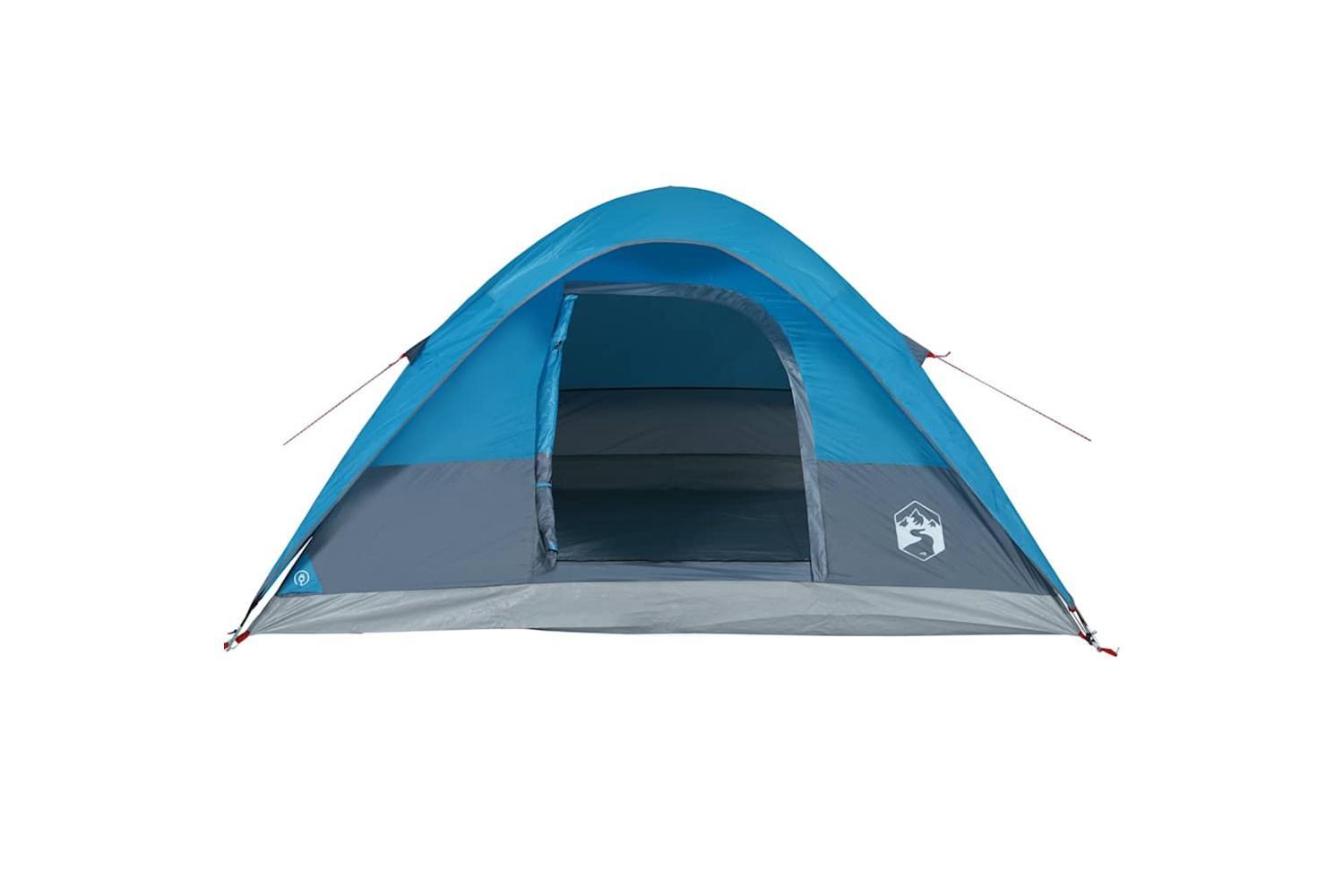 Vidaxl Family Tent Dome 6-person Blue Waterproof-7