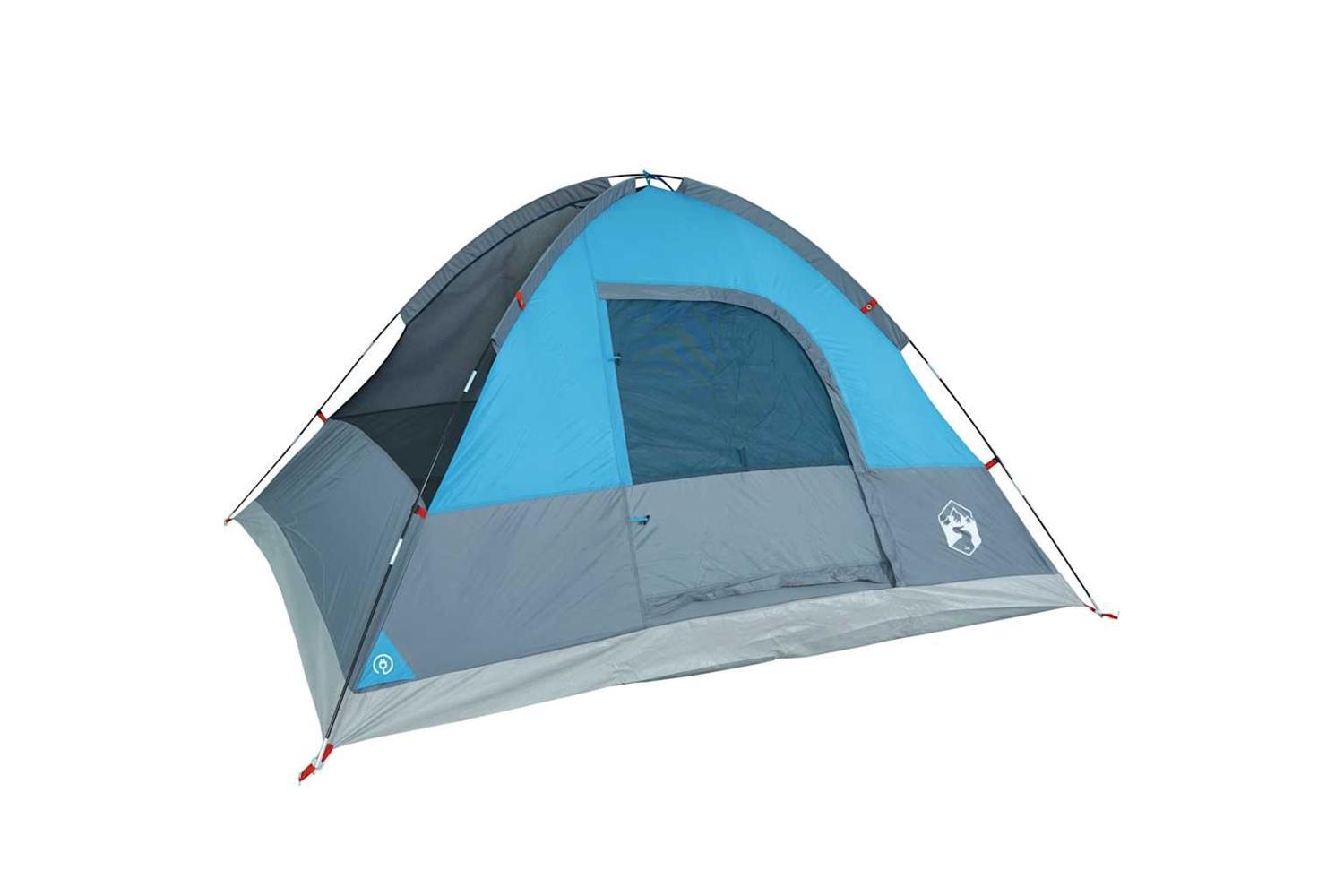Vidaxl Family Tent Dome 6-person Blue Waterproof-8