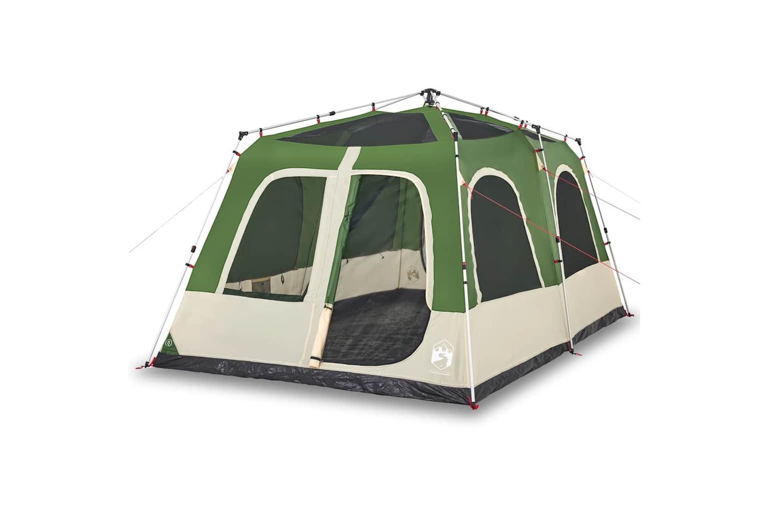 Vidaxl Family Tent Dome 8-person Green Quick Release
