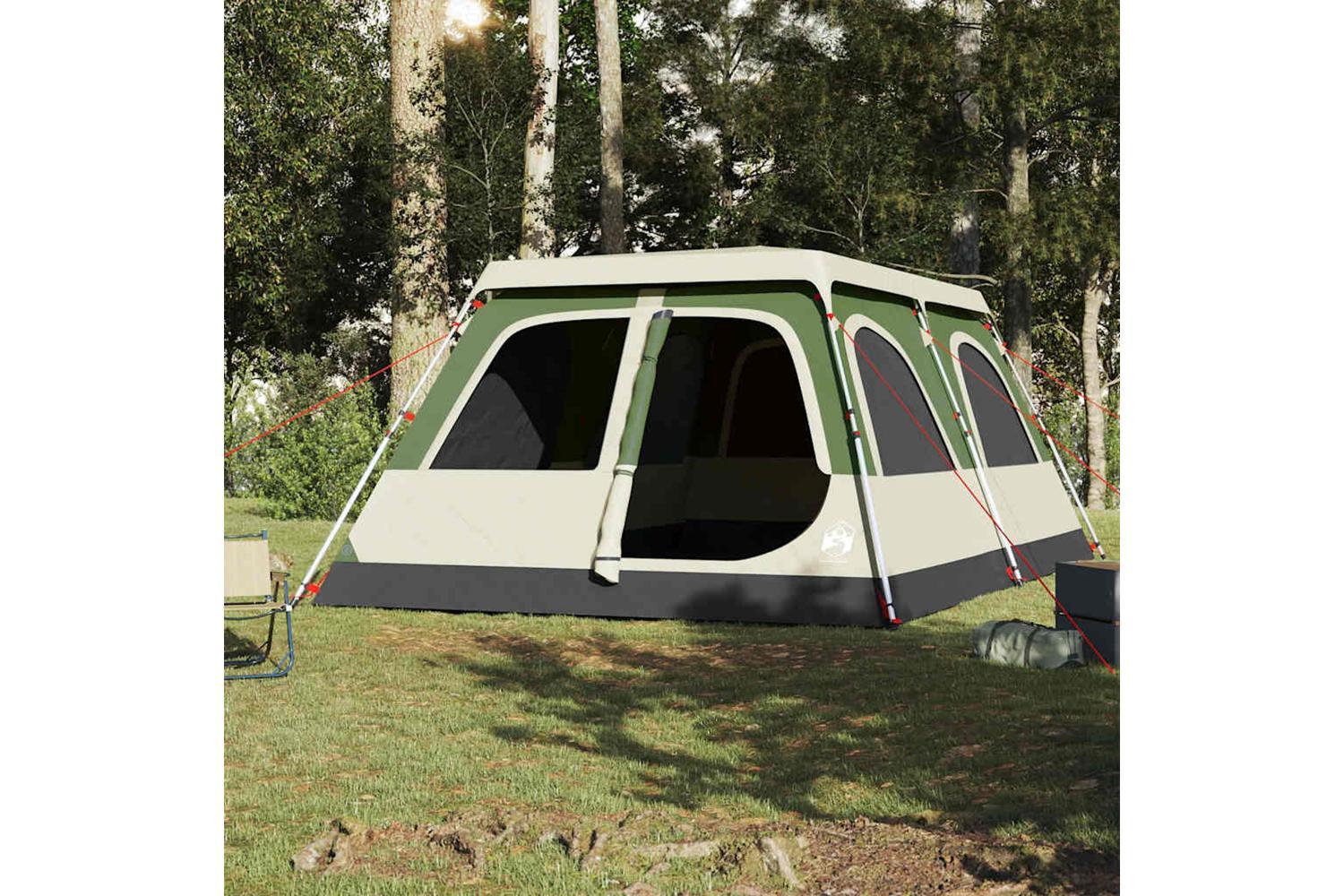 Vidaxl Family Tent Dome 8-person Green Quick Release-3