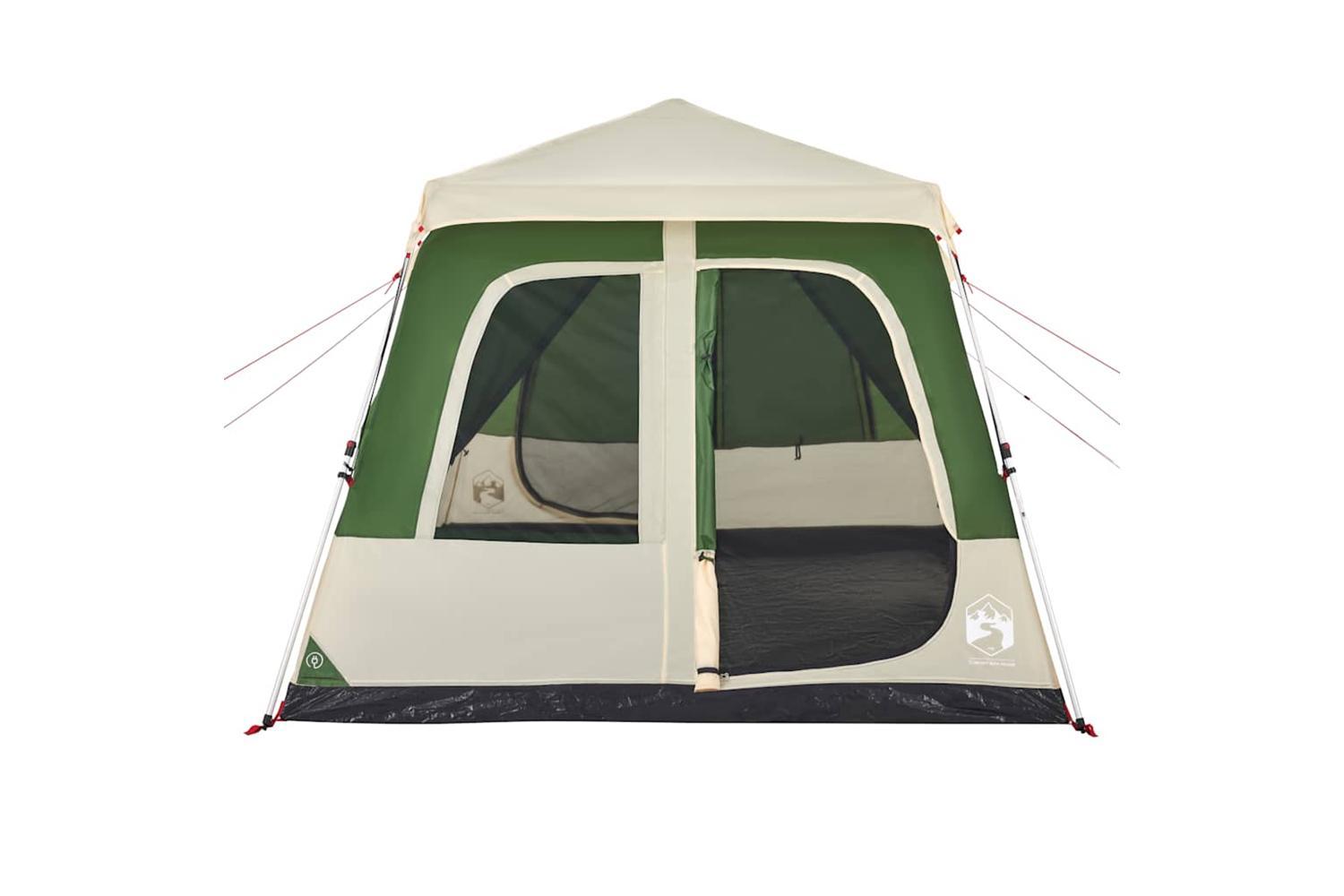 Vidaxl Family Tent Dome 8-person Green Quick Release-6