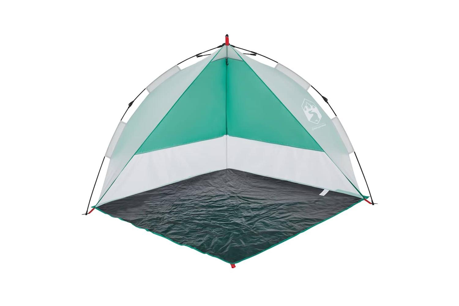 Vidaxl Beach Tent Sea Green Quick Release Waterproof-4