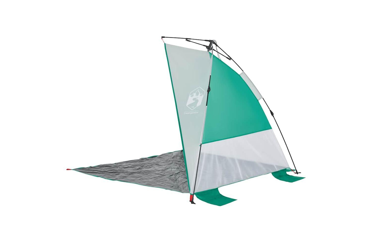 Vidaxl Beach Tent Sea Green Quick Release Waterproof-7