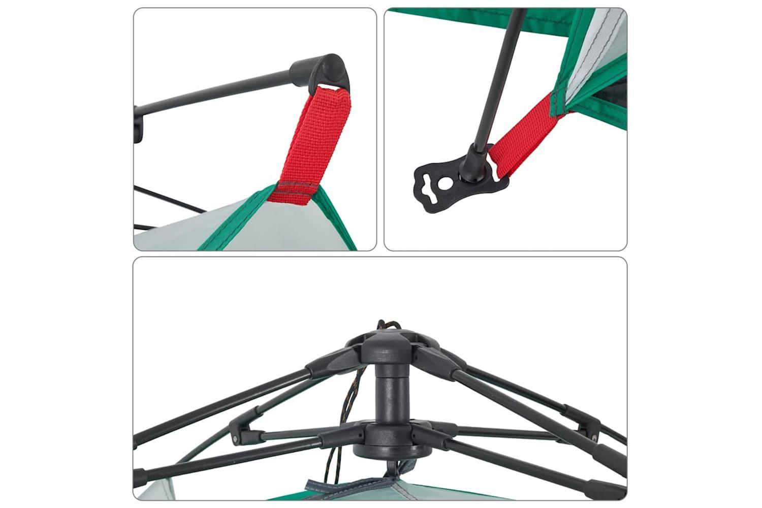 Vidaxl Beach Tent Sea Green Quick Release Waterproof-10