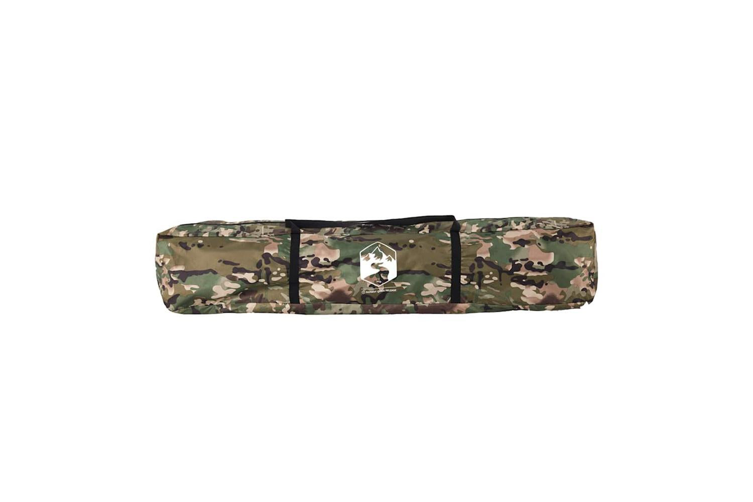 Vidaxl Fishing Tent 4-person Camouflage Quick Release-8