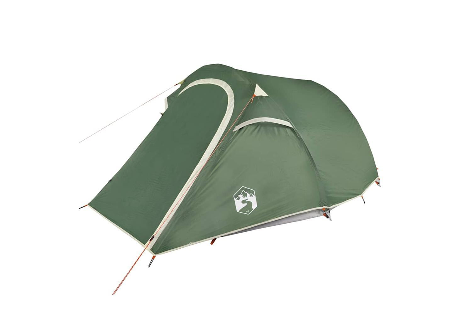 Vidaxl Camping Tent Tunnel 3-person Green Waterproof-5