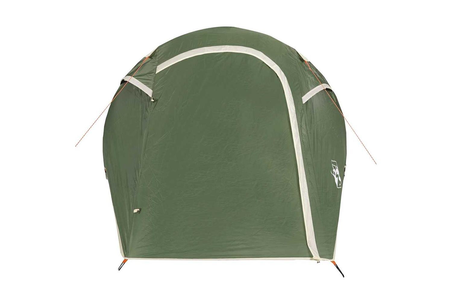 Vidaxl Camping Tent Tunnel 3-person Green Waterproof-6