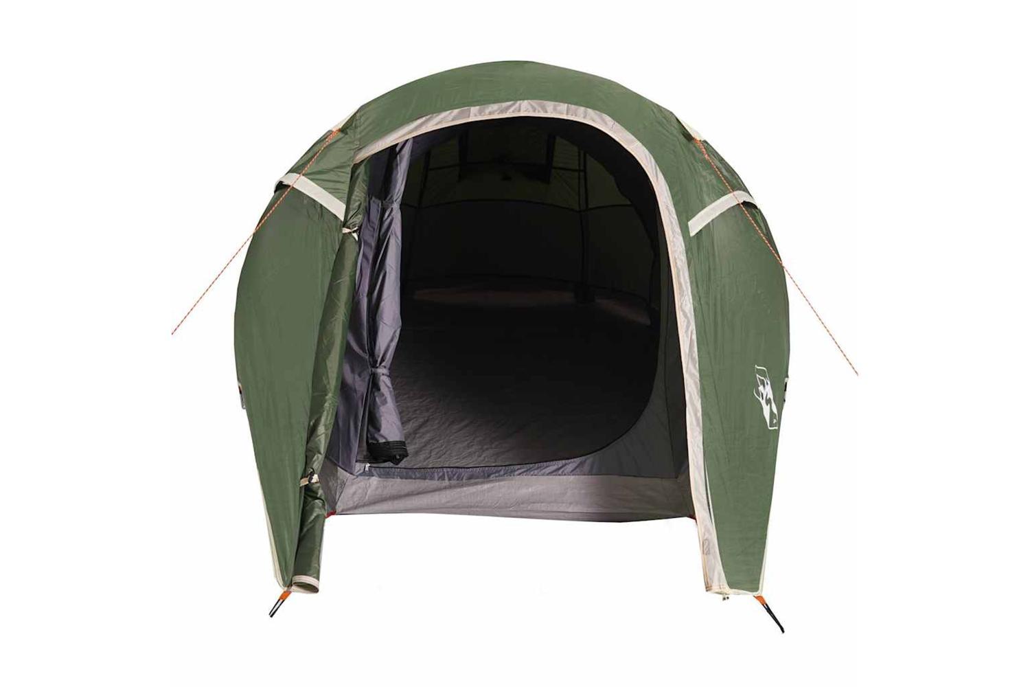 Vidaxl Camping Tent Tunnel 3-person Green Waterproof-7