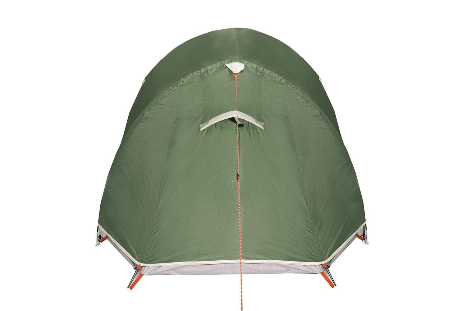 Vidaxl Camping Tent Tunnel 3-person Green Waterproof-10